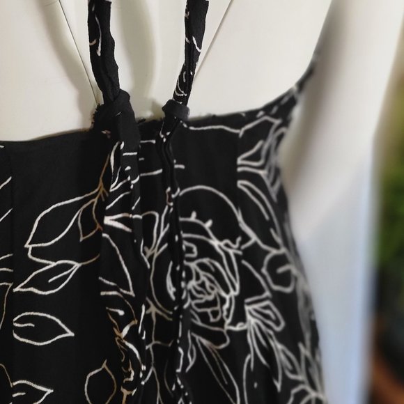 REFORMATION Cherry Backless Mini Dress Black - Picture 8 of 10